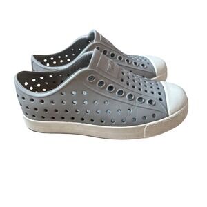 Native Jefferson Pigeon Grey EVA Slip On Sneakers Toddler Size C8